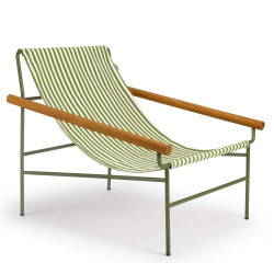 CHAISE LONGUE EN TOILE ET MÉTAL DRESS CODE
