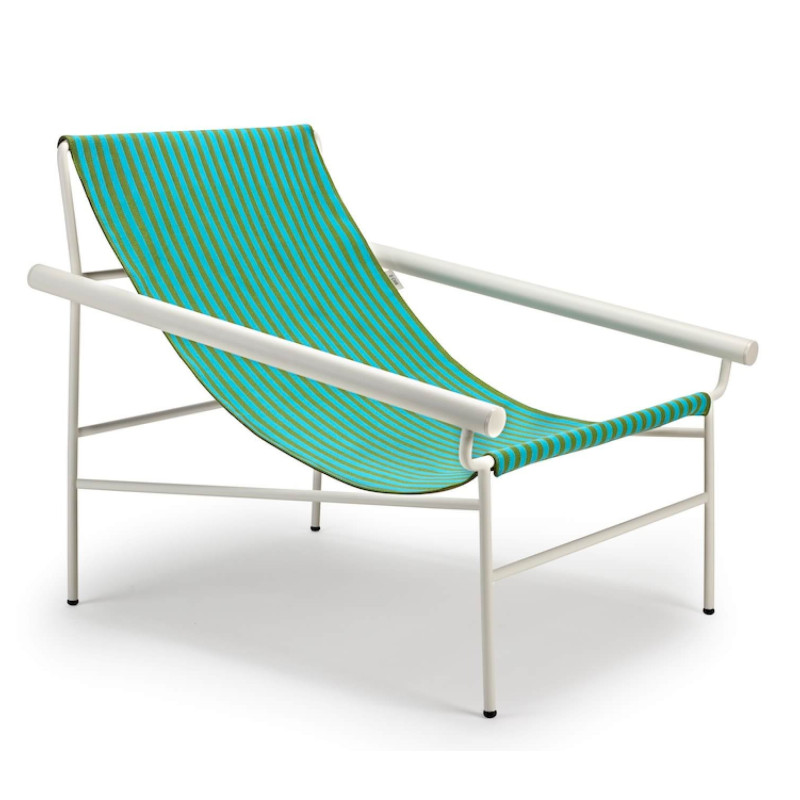 CHAISE LONGUE EN TOILE ET MÉTAL DRESS CODE