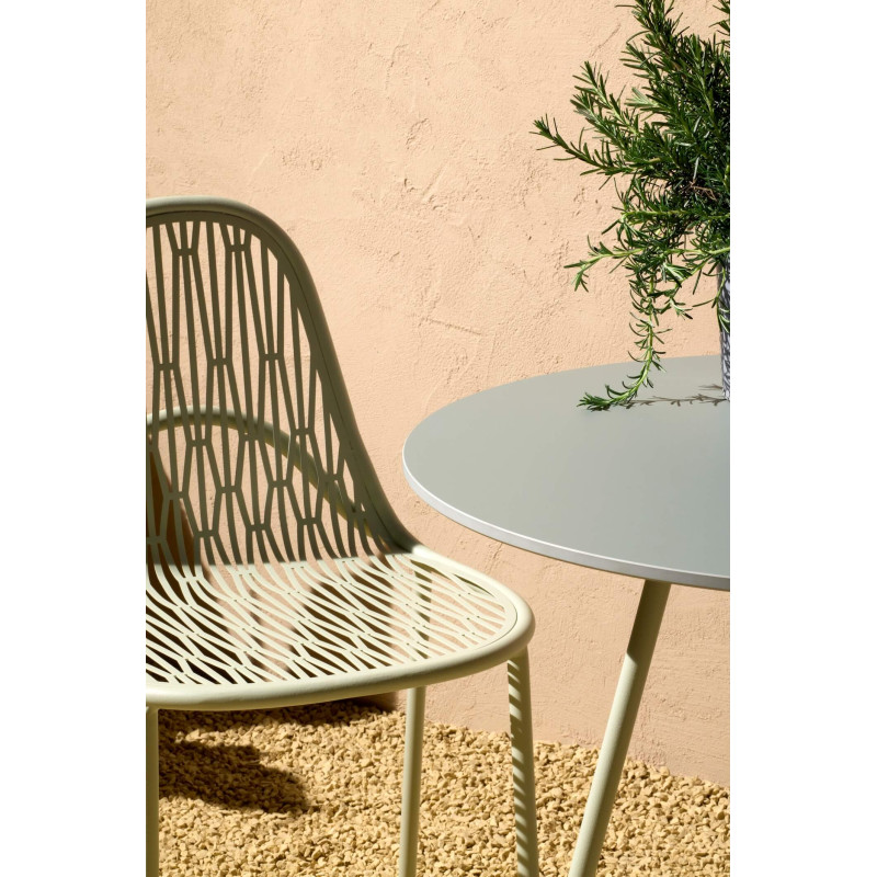 CHAISE DE TERRASSE EN MÉTAL  CONTEMPORAINE MALVASIA