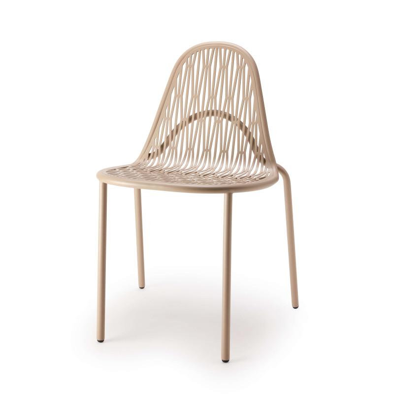 CHAISE DE TERRASSE EN MÉTAL  CONTEMPORAINE MALVASIA