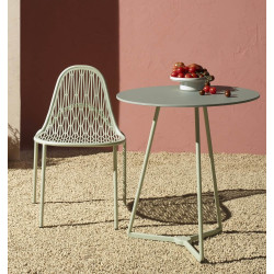 CHAISE DE TERRASSE EN MÉTAL  CONTEMPORAINE MALVASIA
