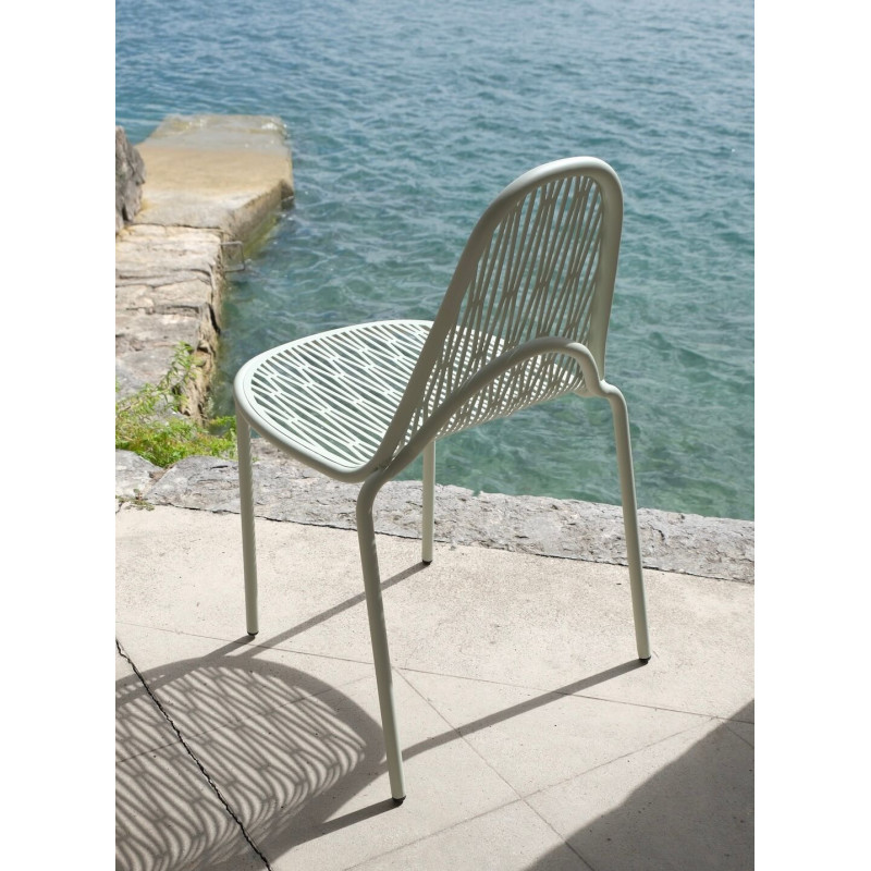 CHAISE DE TERRASSE EN MÉTAL  CONTEMPORAINE MALVASIA
