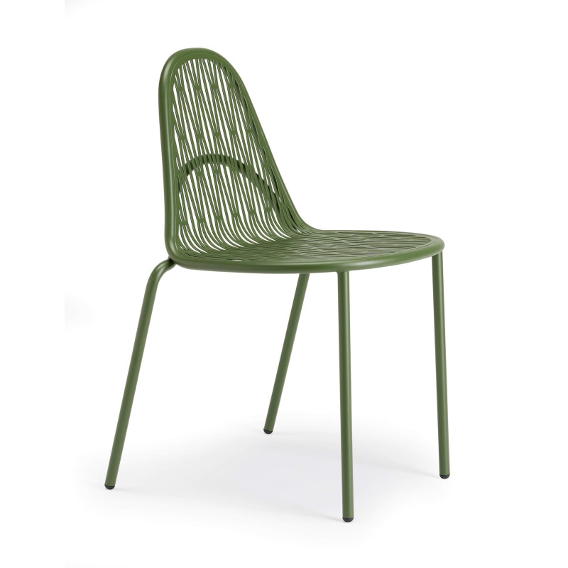 CHAISE DE TERRASSE EN MÉTAL  CONTEMPORAINE MALVASIA