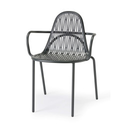 FAUTEUIL DE TERRASSE EN MÉTAL CONTEMPORAINE MALVASIA