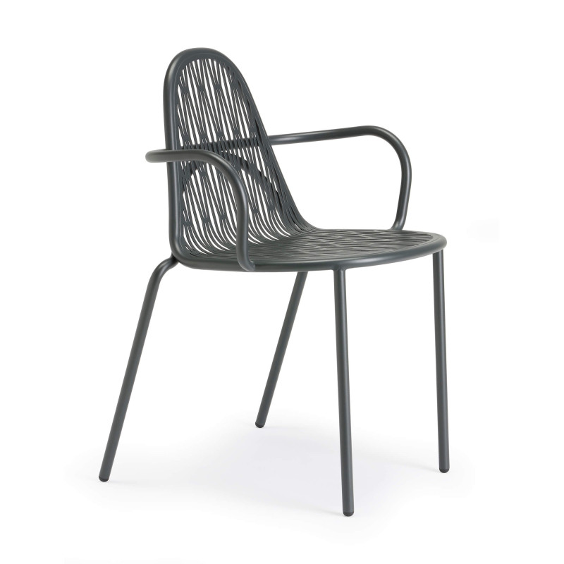 FAUTEUIL DE TERRASSE EN MÉTAL CONTEMPORAINE MALVASIA