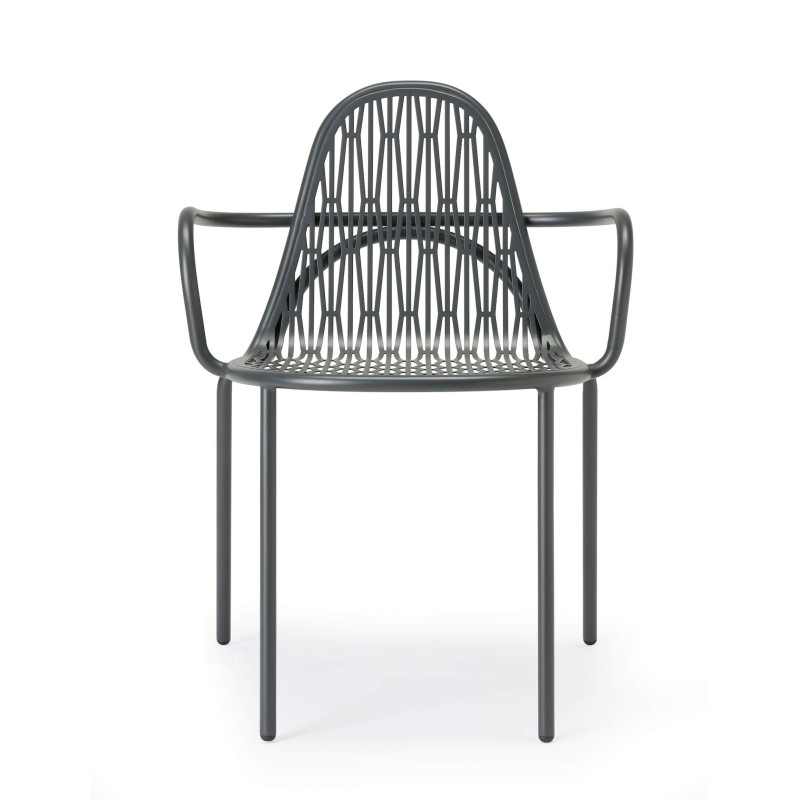 FAUTEUIL DE TERRASSE EN MÉTAL CONTEMPORAINE MALVASIA