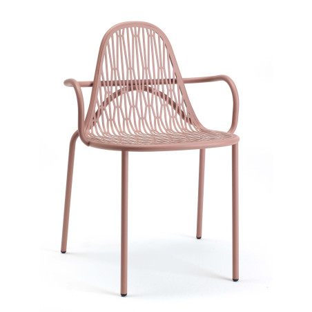 FAUTEUIL DE TERRASSE EN MÉTAL CONTEMPORAINE MALVASIA