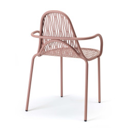 FAUTEUIL DE TERRASSE EN MÉTAL CONTEMPORAINE MALVASIA