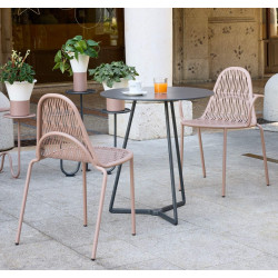 FAUTEUIL DE TERRASSE EN MÉTAL CONTEMPORAINE MALVASIA