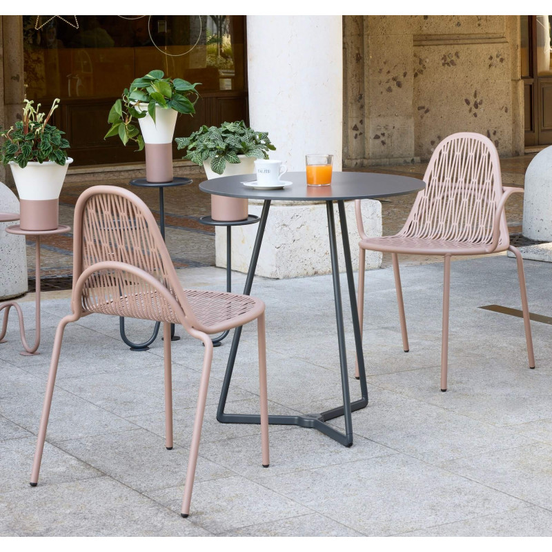 FAUTEUIL DE TERRASSE EN MÉTAL CONTEMPORAINE MALVASIA