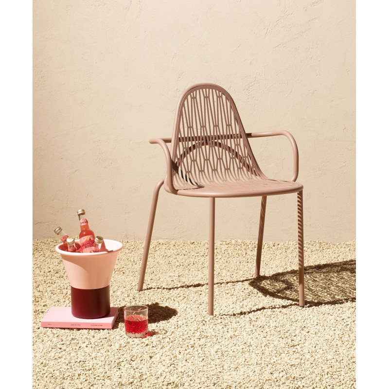 FAUTEUIL DE TERRASSE EN MÉTAL CONTEMPORAINE MALVASIA