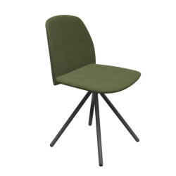 CHAISE CONTEMPORAINE PIVOTANTE TISSU FIGARO