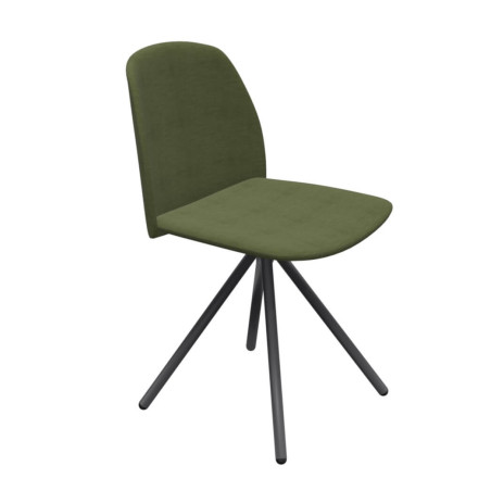 CHAISE CONTEMPORAINE PIVOTANTE TISSU FIGARO