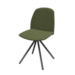 CHAISE CONTEMPORAINE PIVOTANTE TISSU FIGARO