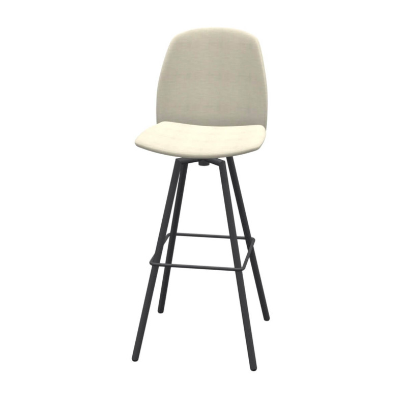 TABOURET SNACK PIVOTANT CONTEMPORAIN FIGARO 2 EN TISSU