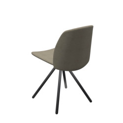 CHAISE CONTEMPORAINE PIEDS MÉTAL FIONA 2 TISSU