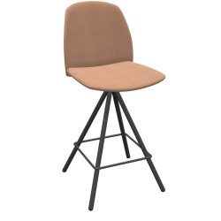 TABOURET SNACK FIXE CONTEMPORAIN FIONA 2 EN TISSU