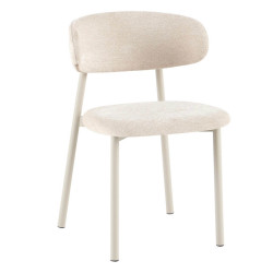 Chaise Scandinave Tissu et Bois COCO - Le Chaisier