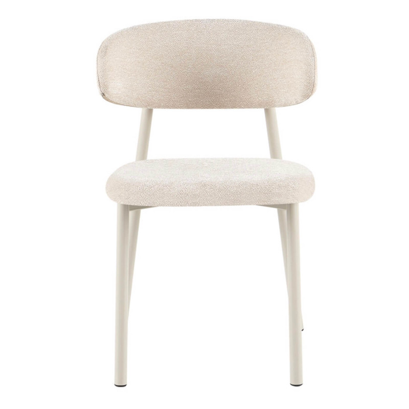 Chaise Scandinave Tissu et Bois COCO - Le Chaisier