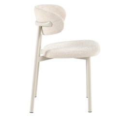 Chaise Scandinave Tissu et Bois COCO - Le Chaisier