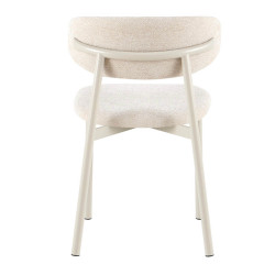 Chaise Scandinave Tissu et Bois COCO - Le Chaisier