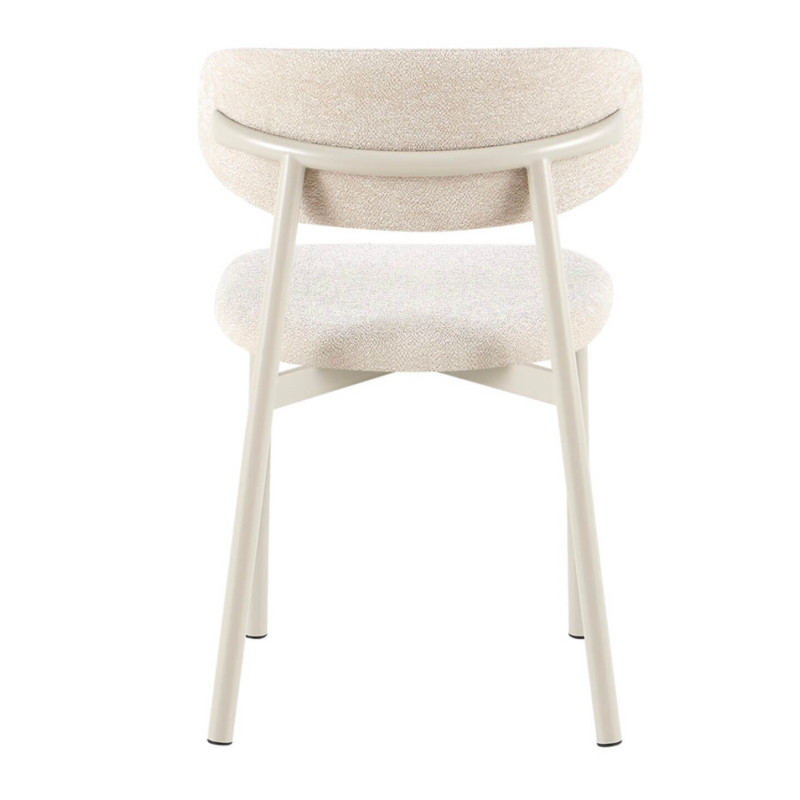 Chaise Scandinave Tissu et Bois COCO - Le Chaisier