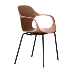 CHAISE ACCOUDOIRS POLYPROPYLÈNE ET PIEDS MÉTAL OPS!