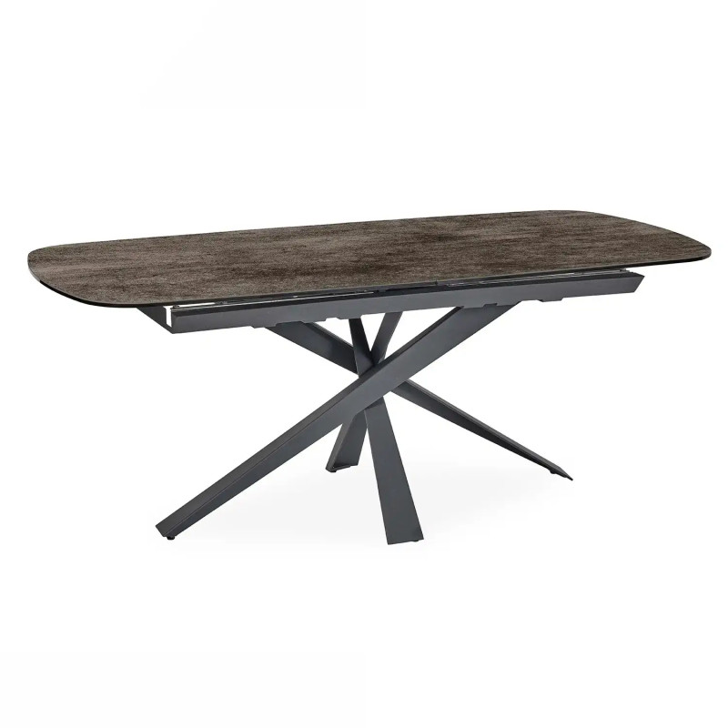 TABLE CÉRMIQUE EXTENSIBLE VOLTA ANGLES ARRONDIS