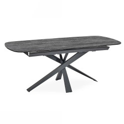 TABLE CÉRMIQUE EXTENSIBLE VOLTA ANGLES ARRONDIS