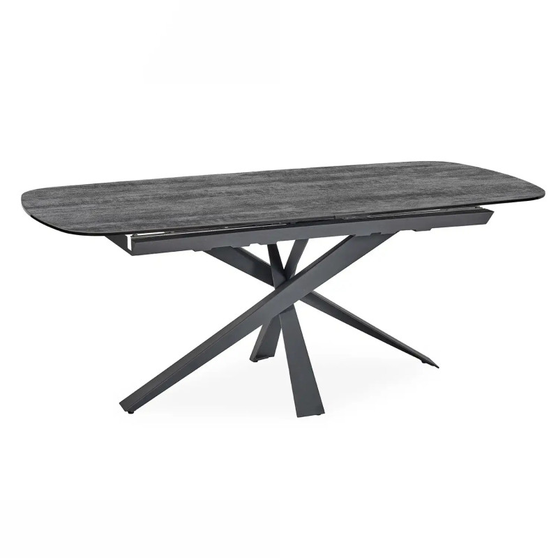TABLE CÉRMIQUE EXTENSIBLE VOLTA ANGLES ARRONDIS