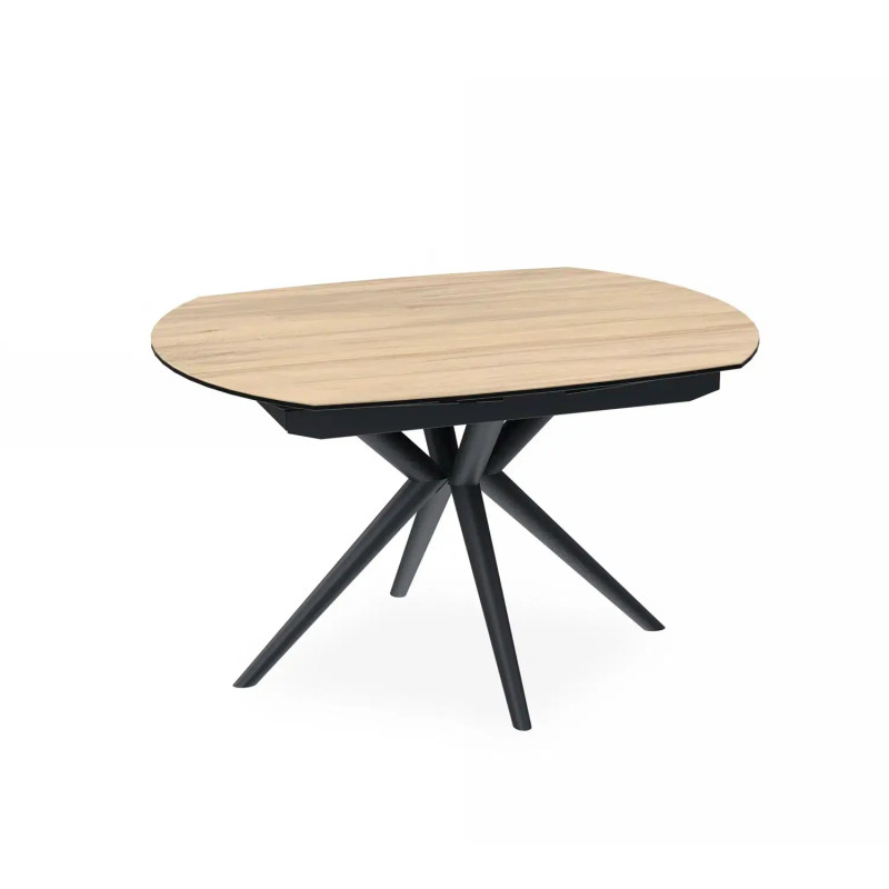 PETITE TABLE EN CÉRAMIQUE EXTENSIBLE OVALE NYMPHEA