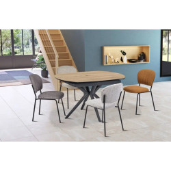 PETITE TABLE EN CÉRAMIQUE EXTENSIBLE OVALE NYMPHEA