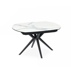 PETITE TABLE EN CÉRAMIQUE EXTENSIBLE OVALE NYMPHEA