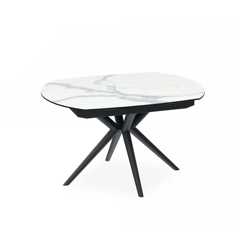 PETITE TABLE EN CÉRAMIQUE EXTENSIBLE OVALE NYMPHEA