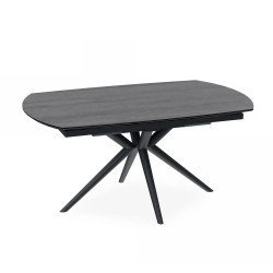 PETITE TABLE EN CÉRAMIQUE EXTENSIBLE OVALE NYMPHEA