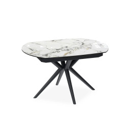 PETITE TABLE EN CÉRAMIQUE EXTENSIBLE OVALE NYMPHEA