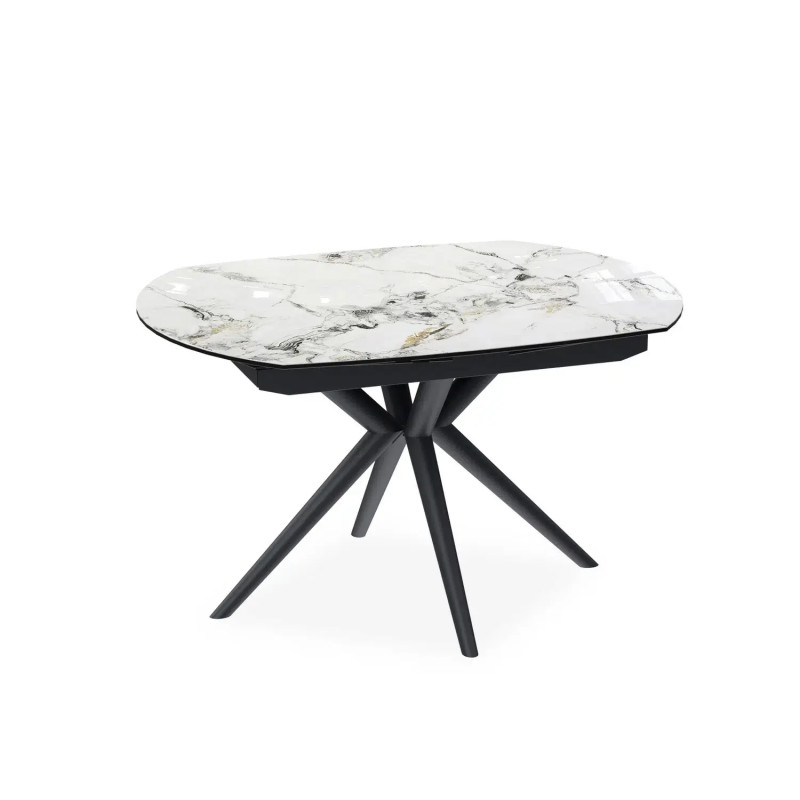 PETITE TABLE EN CÉRAMIQUE EXTENSIBLE OVALE NYMPHEA
