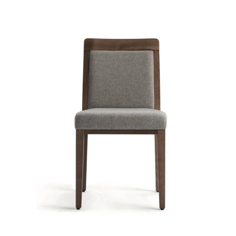 CHAISE EN BOIS EMPILABLE GARNIE OPERA BOHEME