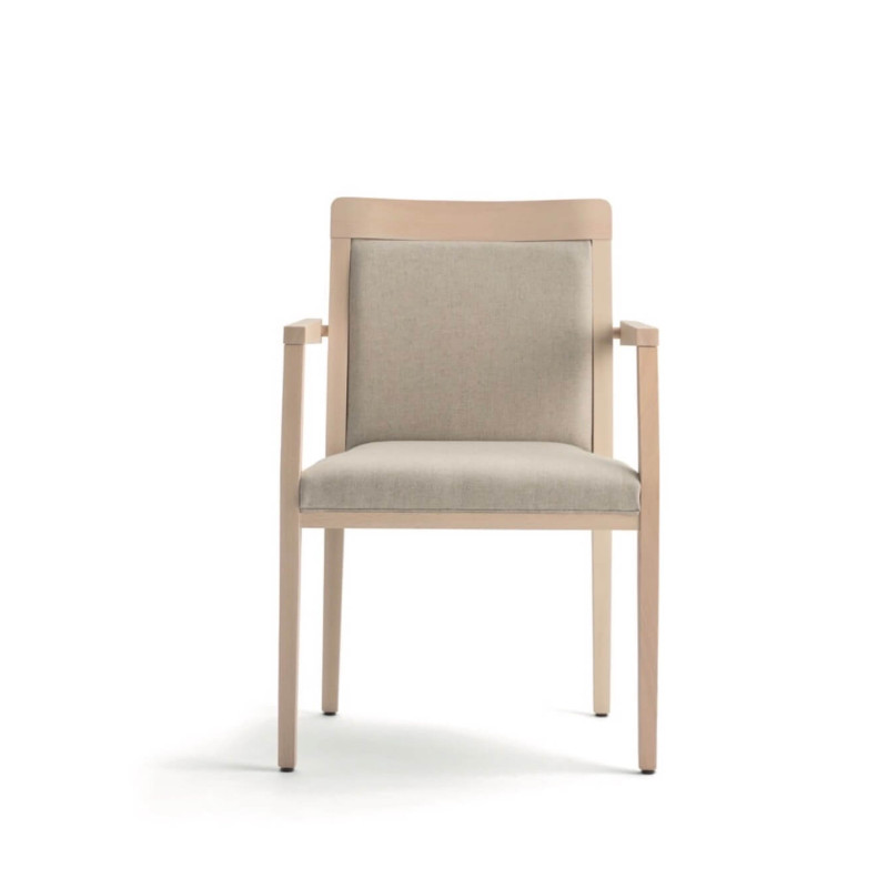 FAUTEUIL EN BOIS EMPILABLE GARNIE OPERA BOHEME