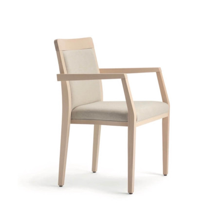 FAUTEUIL EN BOIS EMPILABLE GARNIE OPERA BOHEME