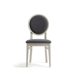 CHAISE MEDAILLON MODERNE ITALIENNE DAFNE