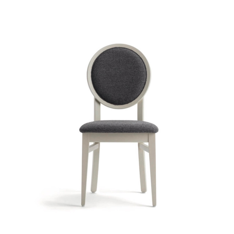 CHAISE MEDAILLON MODERNE ITALIENNE DAFNE