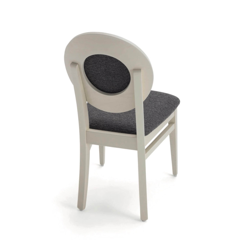 CHAISE MEDAILLON MODERNE ITALIENNE DAFNE