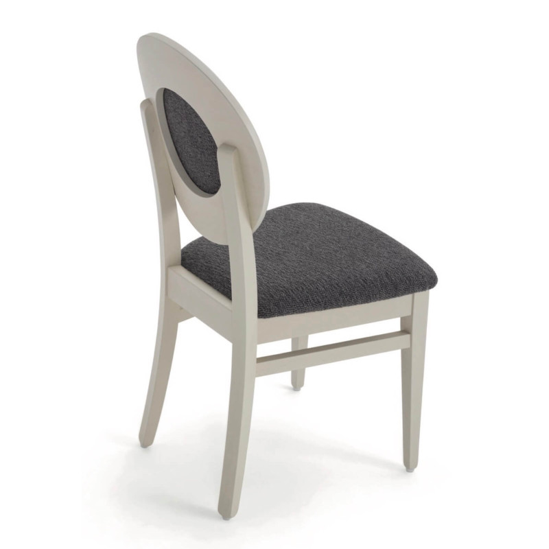 CHAISE MEDAILLON MODERNE ITALIENNE DAFNE