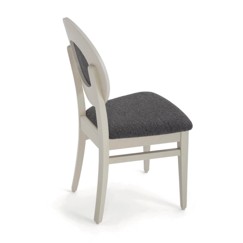 CHAISE MEDAILLON MODERNE ITALIENNE DAFNE