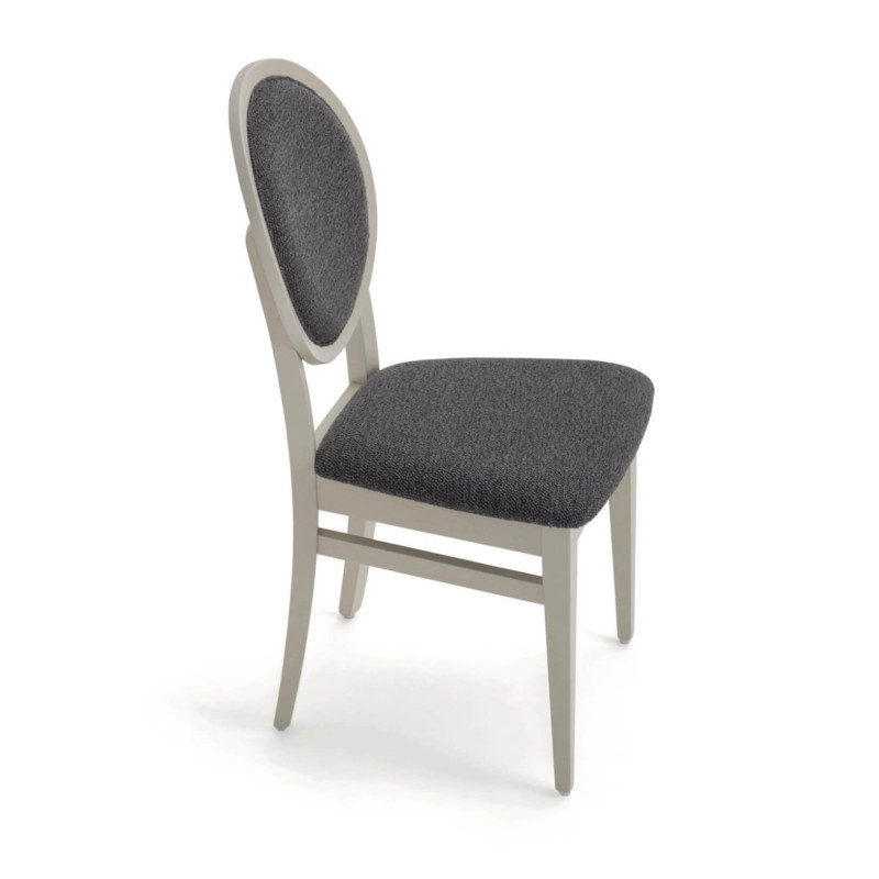 CHAISE MEDAILLON MODERNE ITALIENNE DAFNE
