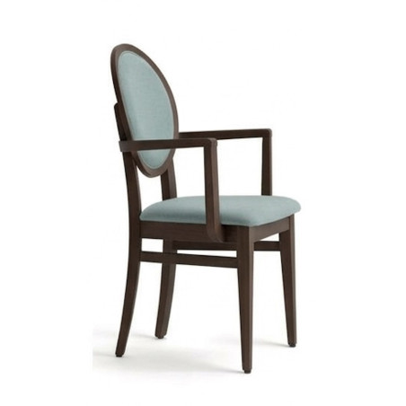 FAUTEUIL MEDAILLON MODERNE ITALIENNE DAFNE