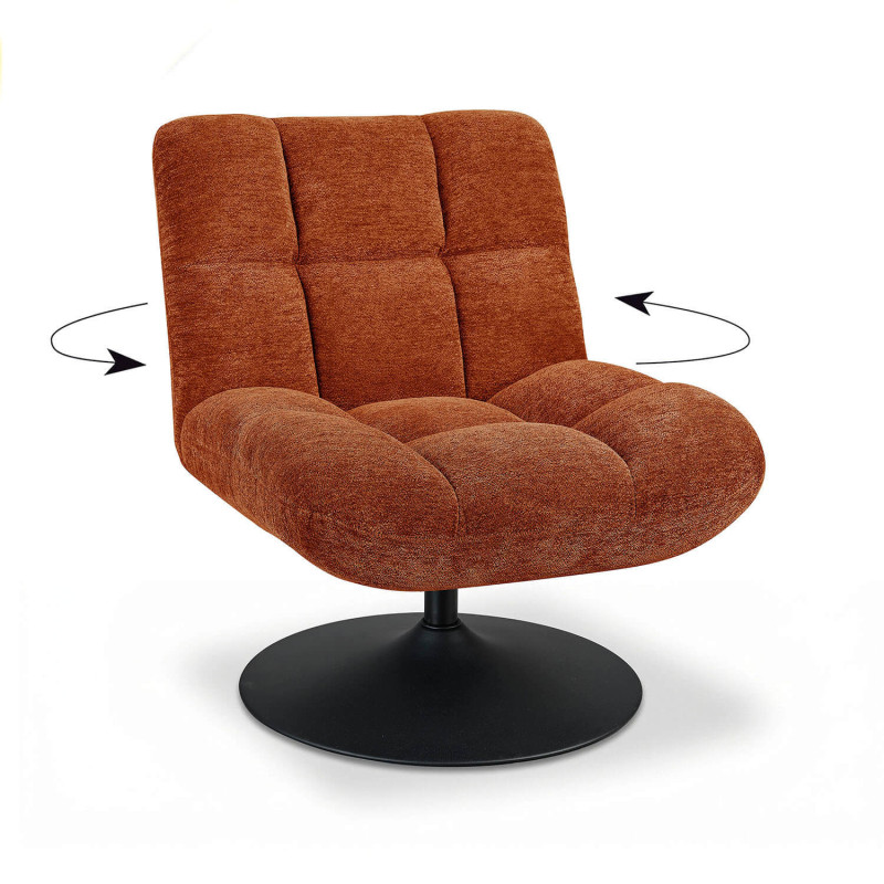 FAUTEUIL LOUNGE PIEDS TULIPE ANGELO