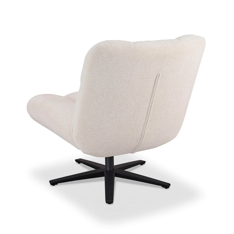 FAUTEUIL LOUNGE PIEDS ÉTOILE ANGELO