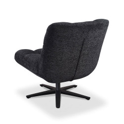FAUTEUIL LOUNGE PIEDS ÉTOILE ANGELO